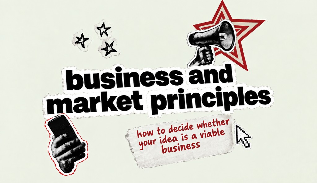 Business and market principles. How to decide whether your idea is a viable business.
